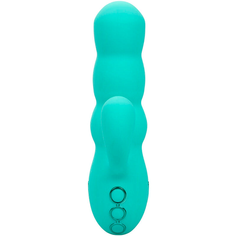 CALEXOTICS - DEL MAR DIVA VIBRATOR RABBIT AQUA GREEN