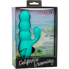 CALEXOTICS - DEL MAR DIVA VIBRATOR RABBIT AQUA GREEN