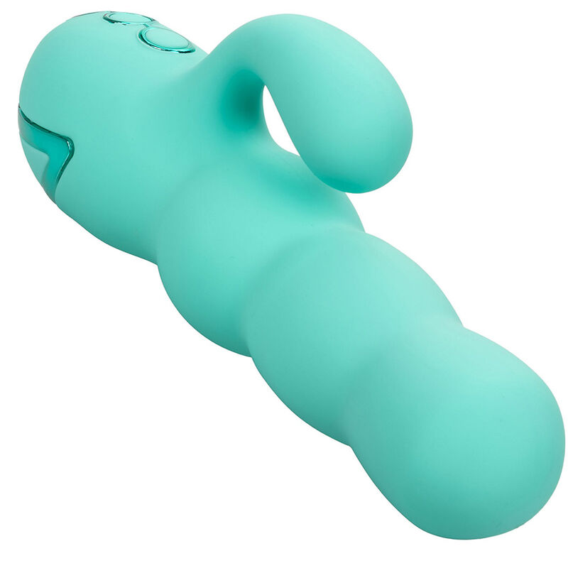 CALEXOTICS - DEL MAR DIVA VIBRATOR RABBIT AQUA GREEN