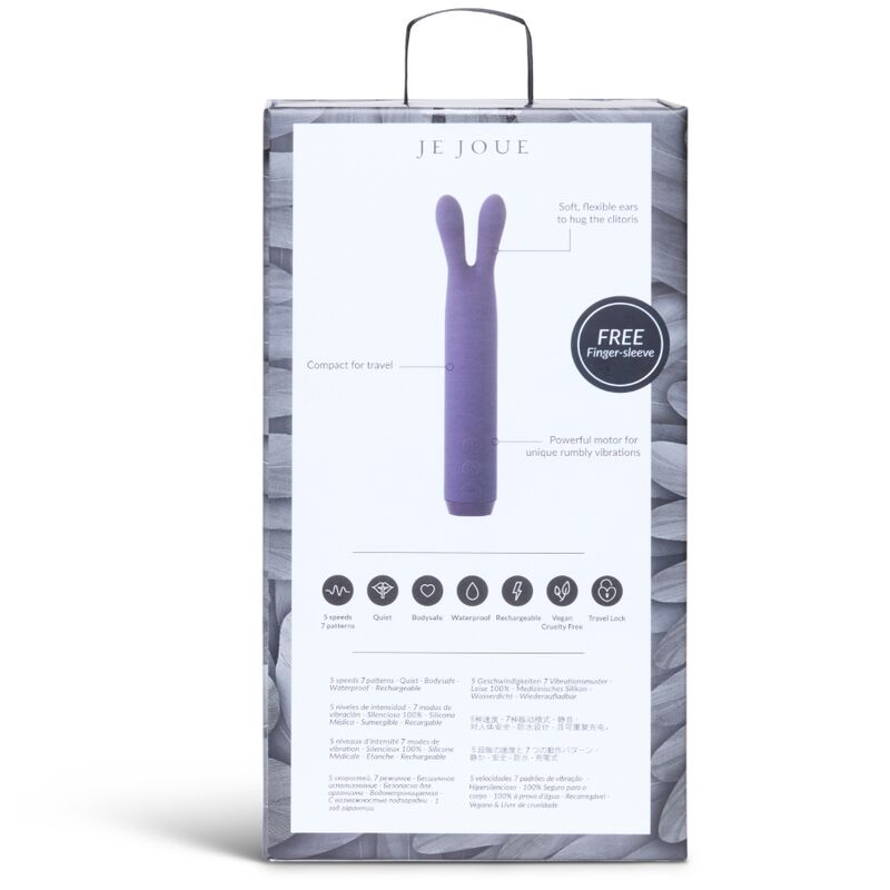 JE JOUE - VIBRATING BULLET RABBIT VIBRATOR PURPLE