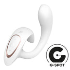 SATISFYER - G FOR GODDESS 1 RABBIT&G-SPOT VIBRATOR WHITE
