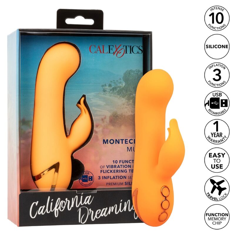 CALEXOTICS - MONTECITO MUSE VIBRATOR RABBIT ORANGE