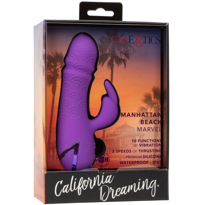 CALEXOTICS - MANHATTAN BEACH VIBRATOR RABBIT PURPLE