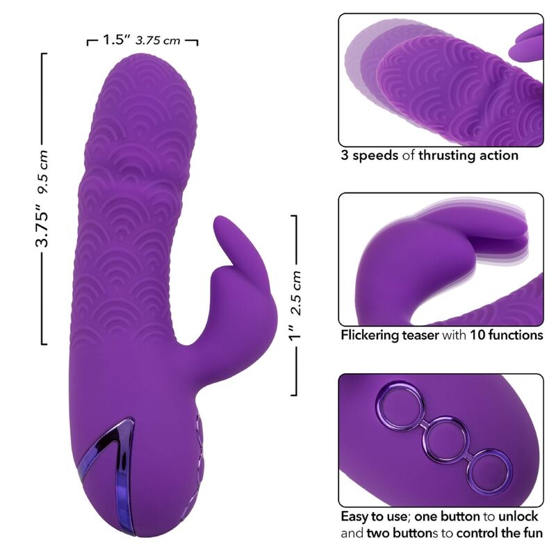 CALEXOTICS - MANHATTAN BEACH VIBRATOR RABBIT PURPLE