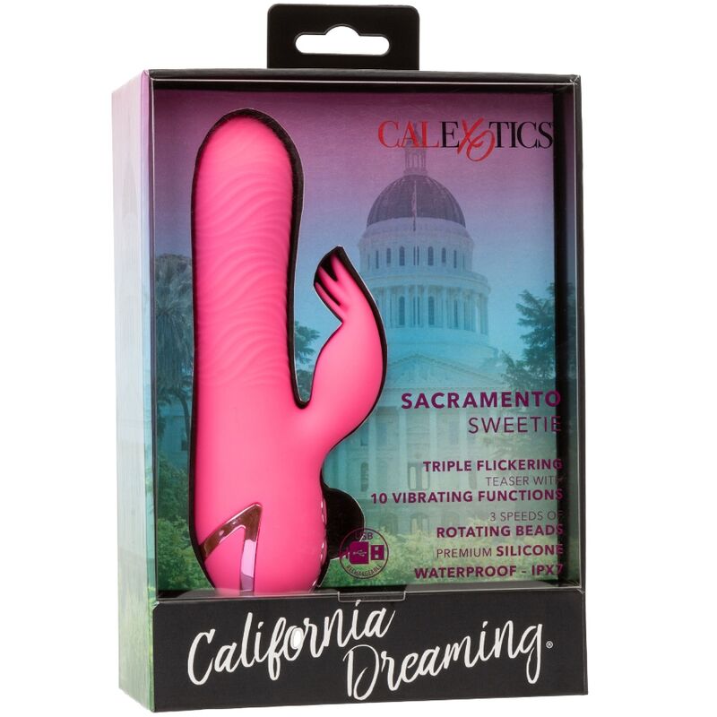CALEXOTICS - SACRAMENTO SWEETIE VIBRATOR RABBIT PINK