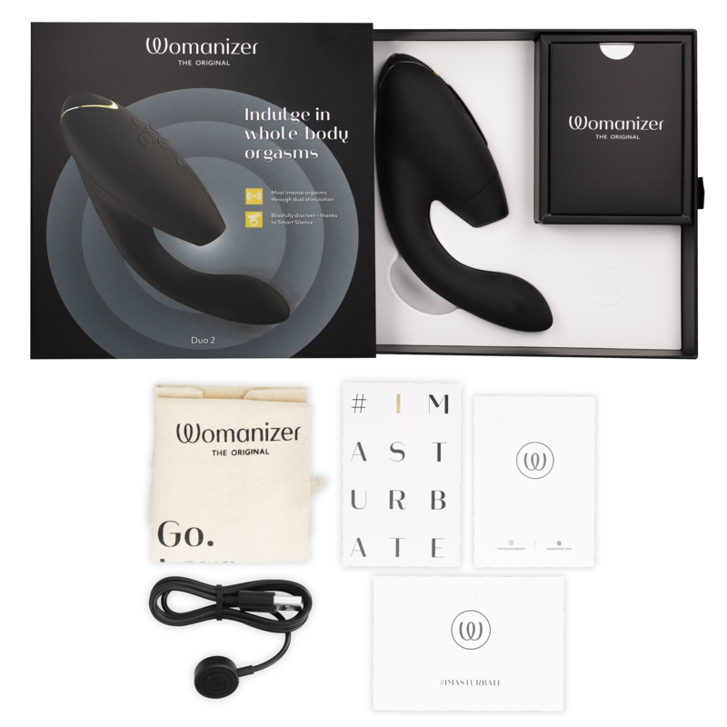 WOMANIZER - G-SPOT DUO 2 STIMULATOR BLACK