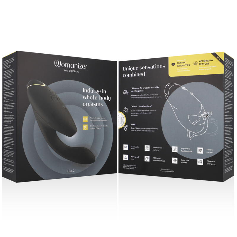 WOMANIZER - G-SPOT DUO 2 STIMULATOR BLACK