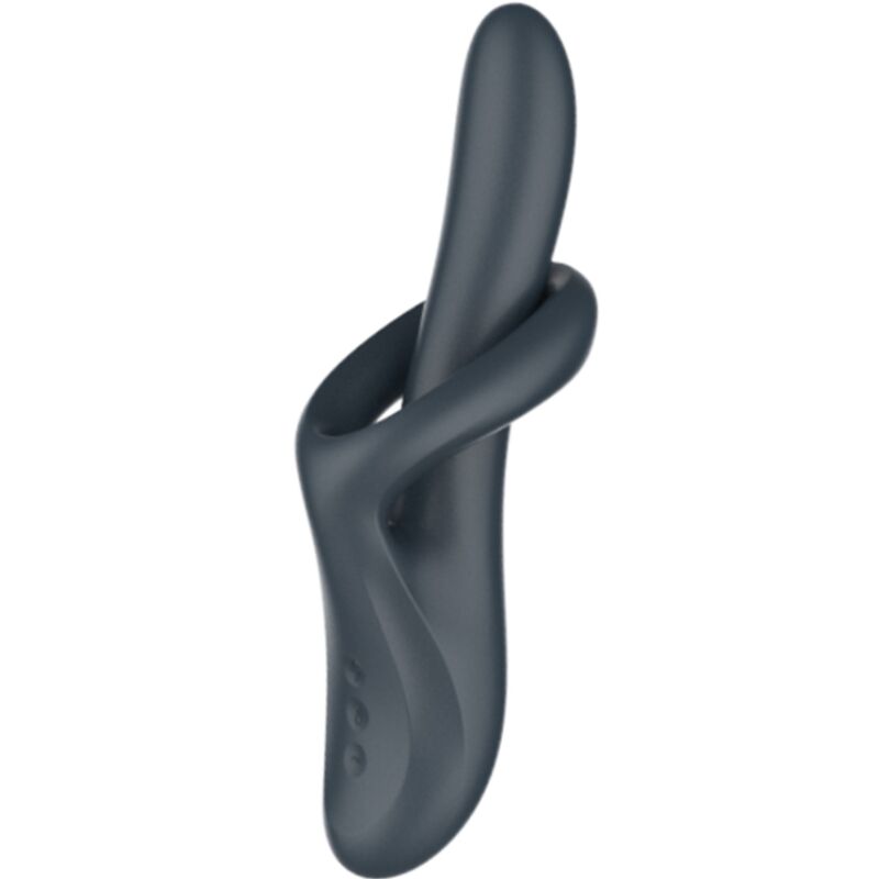 SATISFYER - HEAT FLEX 4 HEAT EFFECT G-SPOT VIBRATOR 12 VIBRATIONS GREY