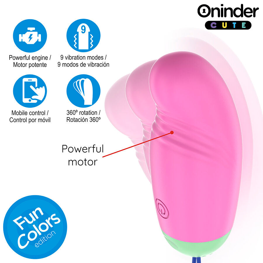ONINDER CUTE - LOVE PLEASURE VIBRO-ROTATING EGG