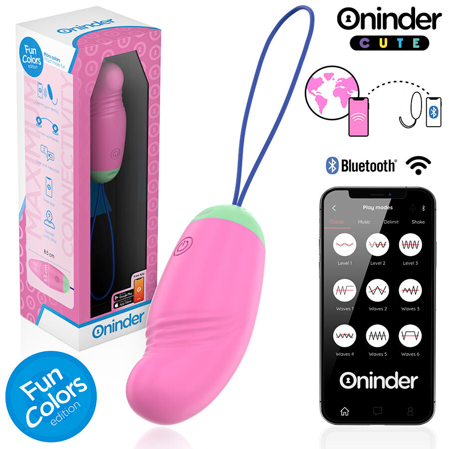 ONINDER CUTE - LOVE PLEASURE VIBRO-ROTATING EGG
