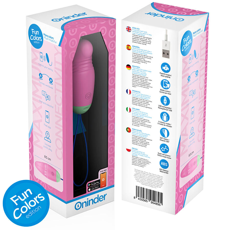 ONINDER CUTE - LOVE PLEASURE VIBRO-ROTATING EGG