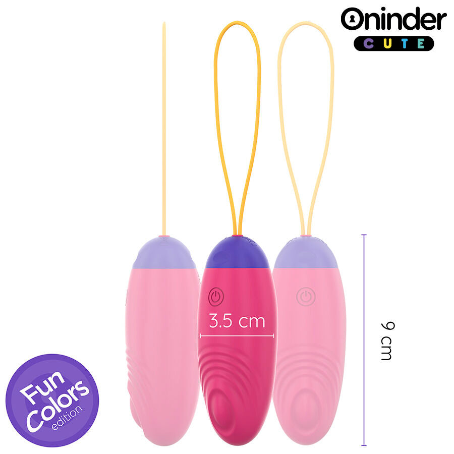 ONINDER CUTE - LOVE PLEASURE VIBRO-WAVE TAPPING SILICONE EGG