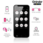 ONINDER CUTE - LOVE PLEASURE VIBRO-WAVE TAPPING SILICONE EGG