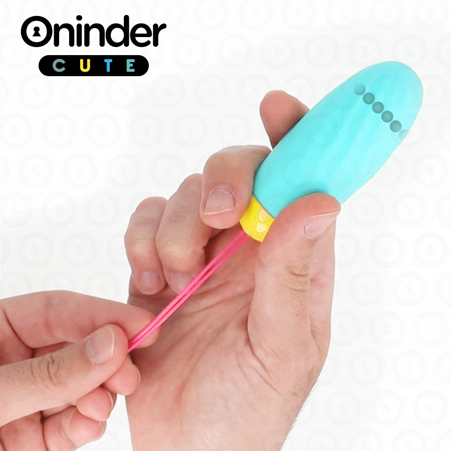 ONINDER CUTE - LOVE PLEASURE VIBRO-ROTATING SILICONE GEM EGG