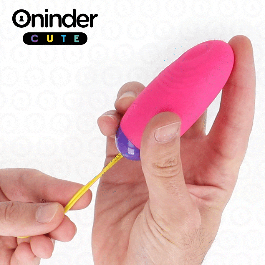 ONINDER CUTE - LOVE PLEASURE VIBRO-WAVE TAPPING SILICONE EGG