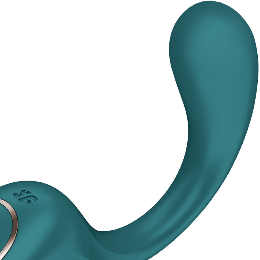SATISFYER - G FOR FODDES 2 RABBIT VIBRATOR BOTTLE GREEN