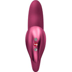 FUN FACTORY - ALLEGRO INSERTABLE DOUBLE AIR PULSE  G-SPOT VIBRATOR WINE RED