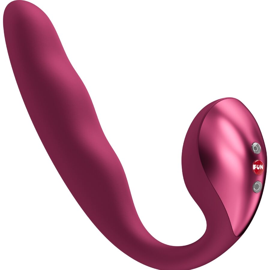 FUN FACTORY - ALLEGRO INSERTABLE DOUBLE AIR PULSE  G-SPOT VIBRATOR WINE RED