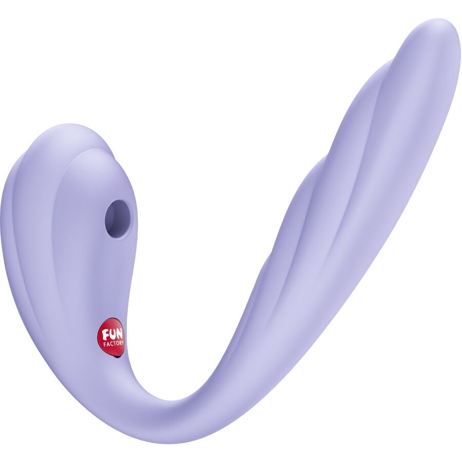 FUN FACTORY - VIVACE INSERTABLE DOUBLE AIR PULSE G-SPOT VIBRATOR PURPLE