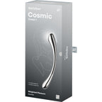 SATISFYER - COSMIC CREST 1 STAINLESS STEEL DOUBLE-ENDED G-SPOT DILDO