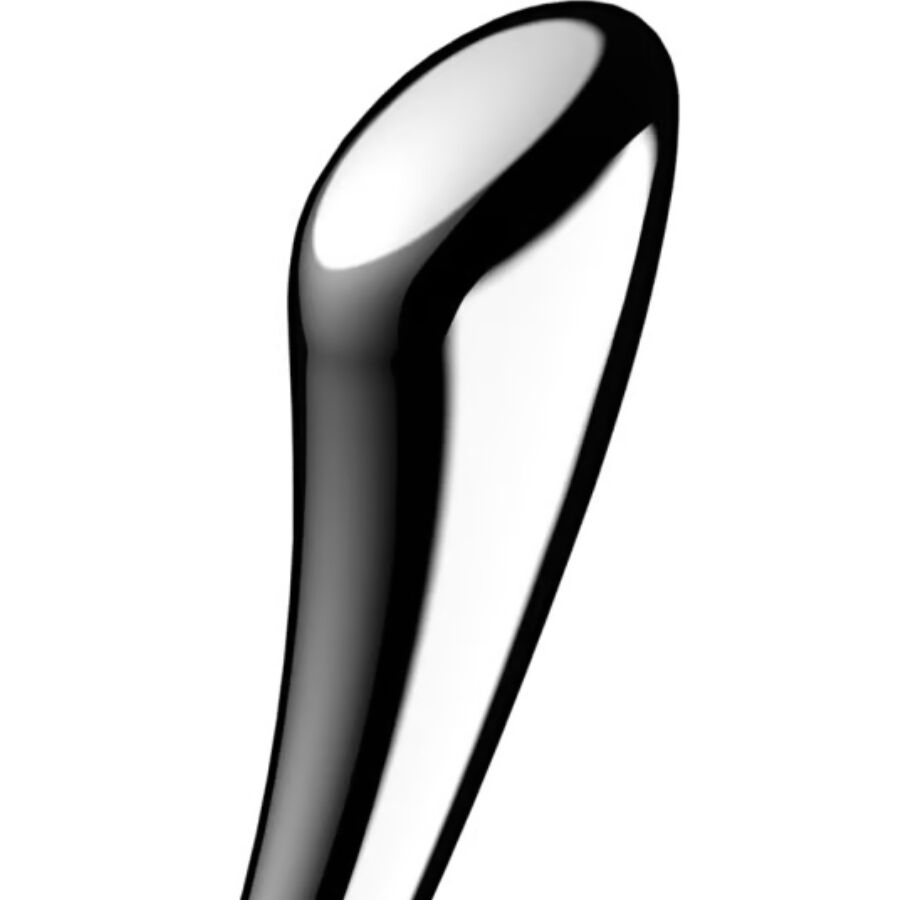 SATISFYER - COSMIC CREST 1 STAINLESS STEEL DOUBLE-ENDED G-SPOT DILDO