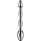 SATISFYER - COSMIC CREST 2 STAINLESS STEEL DOUBLE-ENDED G-SPOT DILDO