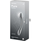 SATISFYER - PURE GRAVITY 1 STAINLESS STEEL DOUBLE-ENDED G-SPOT DILDO