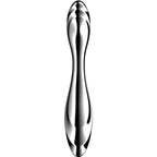 SATISFYER - PURE GRAVITY 2 STAINLESS STEEL DOUBLE-ENDED G-SPOT DILDO