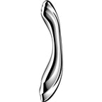 SATISFYER - PURE GRAVITY 2 STAINLESS STEEL DOUBLE-ENDED G-SPOT DILDO