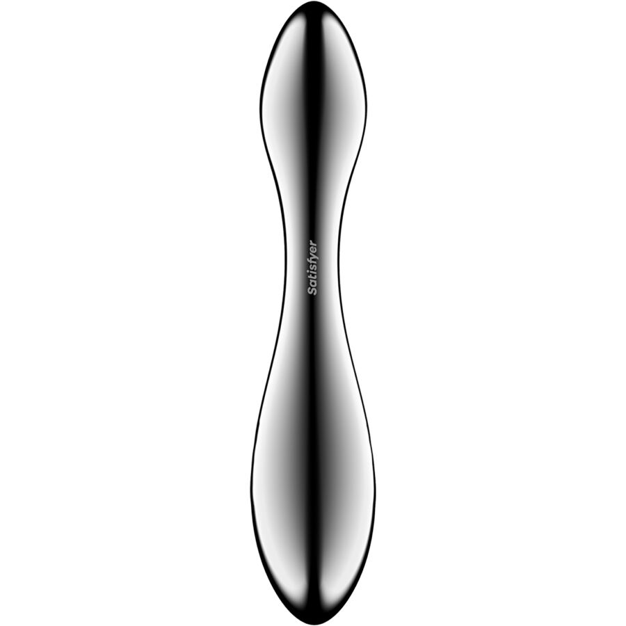 SATISFYER - PURE GRAVITY 3 STAINLESS STEEL DOUBLE-ENDED G-SPOT DILDO