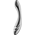 SATISFYER - PURE GRAVITY 3 STAINLESS STEEL DOUBLE-ENDED G-SPOT DILDO