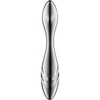 SATISFYER - PURE GRAVITY 3 STAINLESS STEEL DOUBLE-ENDED G-SPOT DILDO