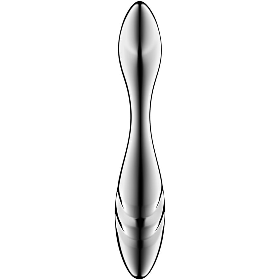 SATISFYER - PURE GRAVITY 3 STAINLESS STEEL DOUBLE-ENDED G-SPOT DILDO