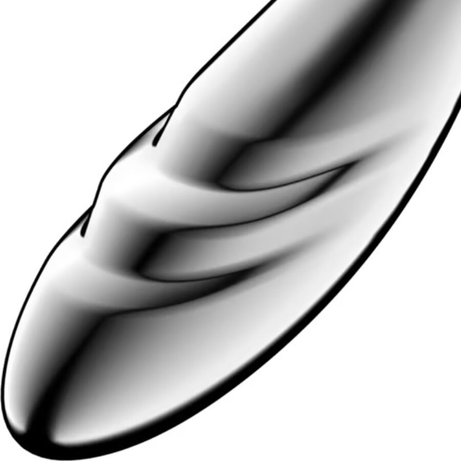 SATISFYER - PURE GRAVITY 3 STAINLESS STEEL DOUBLE-ENDED G-SPOT DILDO