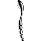 SATISFYER - STAR FORCE 1 STAINLESS STEEL DOUBLE-ENDED G-SPOT DILDO