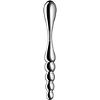 SATISFYER - STAR FORCE 1 STAINLESS STEEL DOUBLE-ENDED G-SPOT DILDO