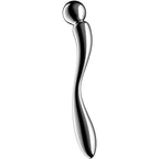 SATISFYER - STAR FORCE 2 STAINLESS STEEL DOUBLE-ENDED G-SPOT DILDO