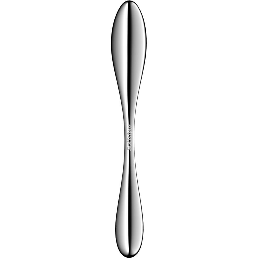 SATISFYER - STAR FORCE 3 STAINLESS STEEL DOUBLE-ENDED G-SPOT DILDO