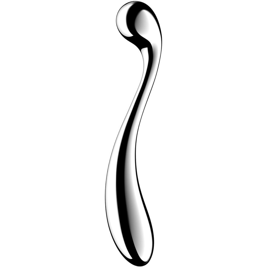 SATISFYER - STAR FORCE 4 STAINLESS STEEL DOUBLE-ENDED G-SPOT DILDO
