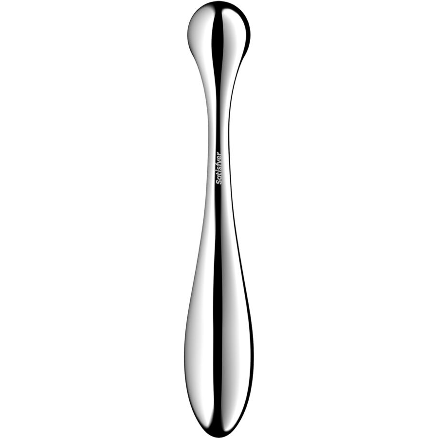 SATISFYER - STAR FORCE 4 STAINLESS STEEL DOUBLE-ENDED G-SPOT DILDO