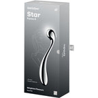 SATISFYER - STAR FORCE 4 STAINLESS STEEL DOUBLE-ENDED G-SPOT DILDO