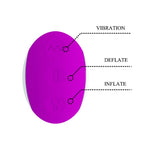 PRETTY LOVE - DEMPSEY RECHARGEABLE INFLATABLE RABBIT VIBRATOR