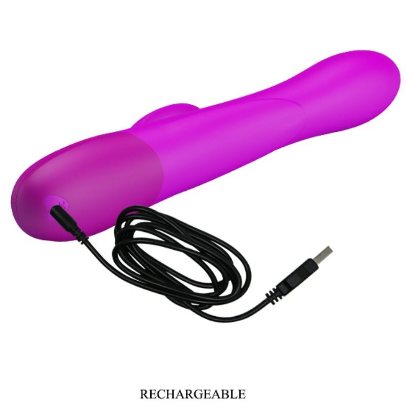 PRETTY LOVE - DEMPSEY RECHARGEABLE INFLATABLE RABBIT VIBRATOR