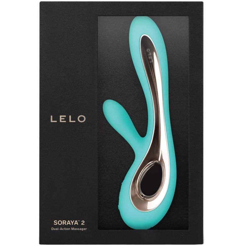 LELO - SORAYA 2 RABBIT & G-SPOT  VIBRATOR AQUA GREEN