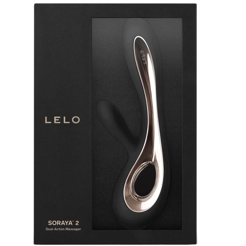 LELO - SORAYA 2 BLACK RABBIT & G-SPOT VIBRATOR