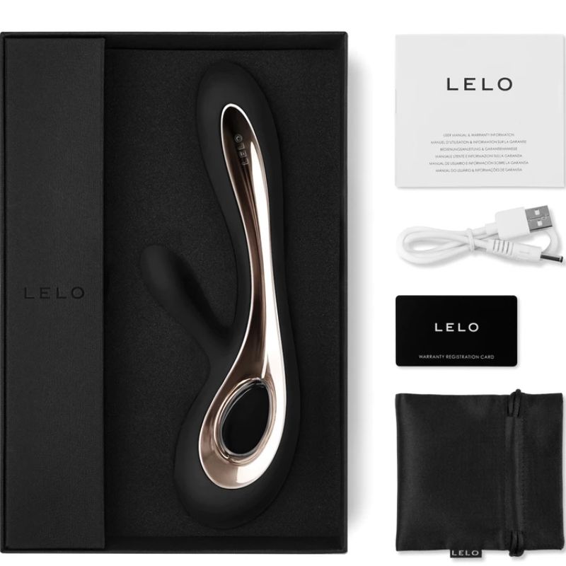 LELO - SORAYA 2 BLACK RABBIT & G-SPOT VIBRATOR