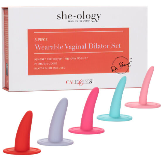 CALEXOTICS - 5PC WEARABLE VAGINAL & ANAL DILATOR SET