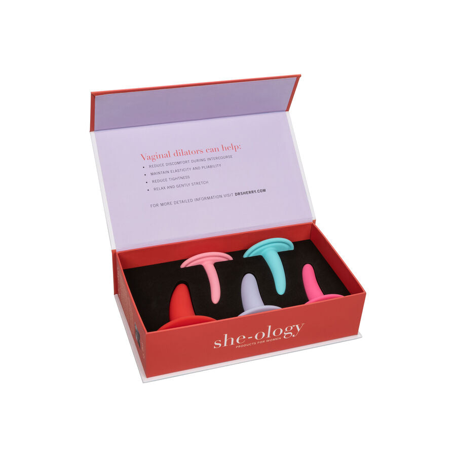 CALEXOTICS - 5PC WEARABLE VAGINAL & ANAL DILATOR SET