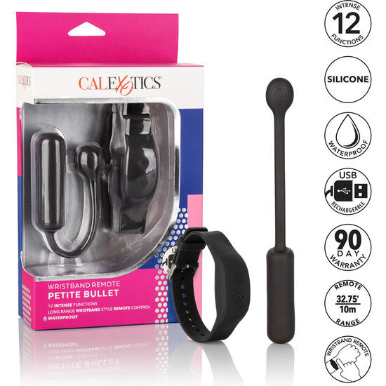 CALEXOTICS - WRISTBAND REMOTE PETITE BULLET VIBRATOR