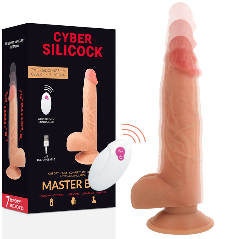 CYBER SILICOCK - REALISTIC DILDO MASTER BEN 23.88 CM - APP